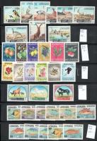 Jordánia 5 db növény és állat sor berakólapon