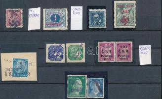 11 db német helyi kiadás stecklapon