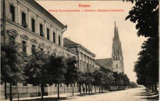 Versec, Werschetz, Vrsac; Községi fiú és leányiskola / Knaben und Mädchen Volksschule / school (Rb)