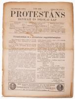 1906 A Protestáns Egyházi és Iskolai Lap 41 db száma (a teljes évfolyam 53 szám), változó állapotban...