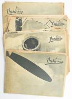 1943 A Képes Vasárnap 6 db II. világháborús száma, változó állapotban