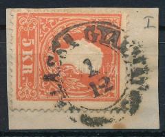 1858 5kr I. tipus "BALASSA GYARMAT"