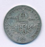 Ausztria 1908. 1K Ag "Ferenc József - Jubileum" T:XF,VF patina Austria 1908. 1 Corona Ag "Franz Joseph - Jubilee" C:XF,VF patina Krause KM#2808