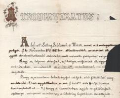 1870 Három műegyetemi hallgató humoros fogadalma, hiánnyal