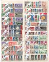 Albánia 1930-1982 Összeállítás 5 db A/4-es berakólapon, benne vágott bélyegek is (Mi EUR 2.000.-)