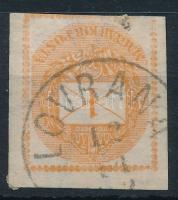 1881 Hírlapbélyeg "LOVRANA" osztrák bélyegzéssel