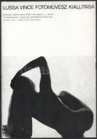 1878 Lussa Vince fotóművész kiállítási katalógusa