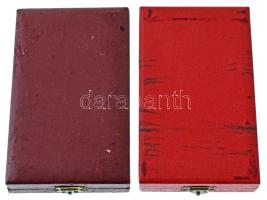 1964. "A Munka Érdemrend ezüst fokozata" ezüstözött, zománcozott bronz kitüntetés kifakult...