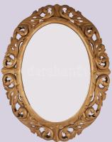 cca 1930 Neobarokk keretes tükör, korának megfelelő állapotban, 96x76 cm /// KIZÁRÓLAG SZEMÉLYES ÁTVÉTEL, NEM POSTÁZZUK! / ONLY PERSONAL COLLECTION AT OUR OFFICE!