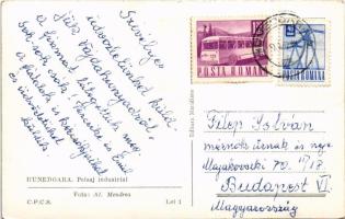1969 Vajdahunyad, Hunedoara; Peisaj industrial. Foto Al. Mendrea / gyár / factory (EK)