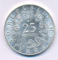 Ausztria 1967. 25Sch Ag "Mária Terézia" kapszulában T:AU,XF patina
Austria 1967. 25 Schil...