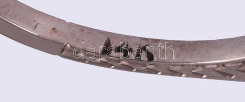 Fehérarany (Au) gyűrű 14k, jelzett, m:54, bruttó 2,5g