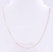 Arany (Au) nyaklánc, 8k, jelzett, h: 60 cm, nettó 2,8g