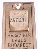 Redőny gurtnirögzítő/engedő felső rész fedlappal (Magaziner Lajos Budapest)