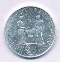 Ausztria 1960. 25Sch Ag "Karintiai népszavazás" kapszulában T:AU,XF Austria 1960. 25 Schilling Ag "Carinthian Plebiscite" in capsule C:AU,XF Krause KM#2890