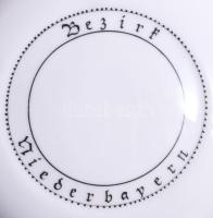 Bajor címeres burnótos palack, m: 13 cm