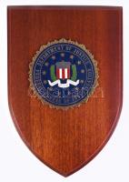 FBI (Federal Bureau of Investigation, USA) címeres fali dísz,21x14 cm