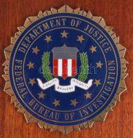 FBI (Federal Bureau of Investigation, USA) címeres fali dísz,21x14 cm