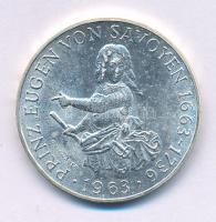 Ausztria 1963. 25Sch Ag "Savoyai Jenő herceg" kapszulában T:AU,XF kis patina Austria 1963. 25 Schilling Ag "Prince Eugen von Savoyen" in capsule C:AU,XF small patina Krause KM#2893