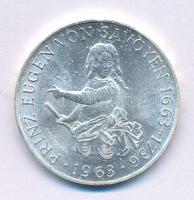 Ausztria 1963. 25Sch Ag "Savoyai Jenő herceg" kapszulában T:AU,XF kis patina Austria 1963. 25 Schilling Ag "Prince Eugen von Savoyen" in capsule C:AU,XF small patina Krause KM#2893