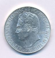 Ausztria 1965. 25Sch Ag "Bécsi Műszaki Gimnázium" kapszulában T:AU,XF kis patina Austria 1965. 25 Schilling Ag "Vienna Tech High School" in capsule C:AU,XF small patina Krause KM#2897