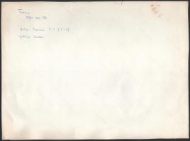 AC Torino csoportképe, fotó, sarkain törésnyomokkal, szakadással, 21×29,5 cm