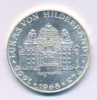 Ausztria 1968. 25Sch Ag "Lukas von Hildebrandt" kapszulában T:AU,XF kis patina Austria 1968. 25 Schilling Ag "Lukas von Hildebrandt" in capsule C:AU,XF small patina Krause KM#2903