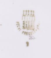 Zsolnay Pécs Székesegyház emlékváza, m: 14 cm