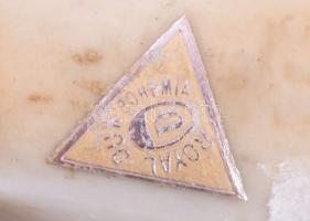 Royal Dux kutya, jelzett, hibátlan, h: 17 cm