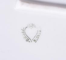 Csehszlovák leveskínáló tál, 34x15 cm