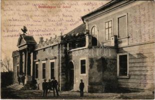 1915 Drohobych, Drohobycz, Drohobics; Sokol house. Leon Rosenschein + "K.U.K. FELDPOSTAMT 126" (r)