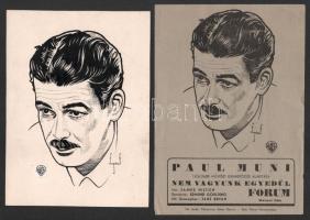 Sugár János (?-?, működött a XX. sz. első felében): 4 db eredeti grafika, valamint az újság melyben ...