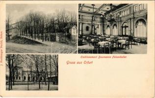 Erfurt, Etablissement Baumanns Felsenkeller / restaurant and cellar. J. Frohberger Nachf.