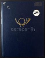 Ausztria 1850-1900 90 db bélyeg, közte sok újnyomat, utánnyomás is + 7 db modern bélyeg, 8 lapos A5-...