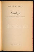 Breton, André: Nadja. 1964, Gallimard. Kiadói műbőr kötés, kopottas állapotban