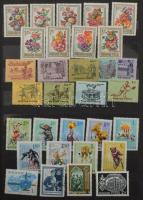 1960-1965 Szinte komplett, javarészt postatiszta gyűjtemény 8 lapos Philux berakóban