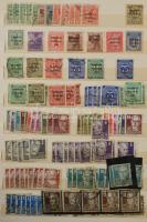 Németország szovjet zóna + NDK több példányos tétel, az elején jobbakkal, 12 lapos A4-es berakóban