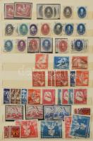 Németország szovjet zóna + NDK több példányos tétel, az elején jobbakkal, 12 lapos A4-es berakóban