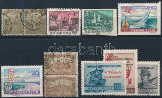 Kis érdekesség tétel: elfogazások, hármaslyukasztás, vágott bélyeg + Tanácsköztársaság sor