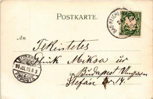 1899 Königsee, St. Bartholomae, Costumbilder, Königsee. Lautz &amp; Isenbeck Kunstanstalt Art No...