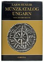 Huszár Lajos: Münzkatalog Ungarn von 1000 bis heute (Magyar Érmekatalógus 1000-től napjainkig). München, Battenberg, 1979. Kiváló állapotban, de a védőborítón kisebb kopások, lapélen enyhe elszíneződés.