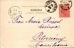 1900 Romania, Hora / Román körtánc / Romanian folklore, traditional circle dance. Stengel &amp; ...