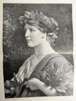 ca 1860-1890 30 db nagy méretű rotációs fametszetű illusztráció, klf témákkal 35x42 cm