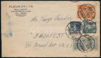 Kínai Népköztársaság 1950 Levél Shanghaiból Budapestre