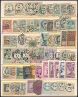 Okmánybélyeg gyűjtemény berakólapon