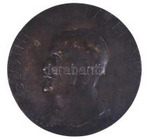 ca 1930 Kiss József (1875-1936): Dr. Beöthy Zsolt emlékének 1848-1922. Bronz fali plakett, dombormű, Jelzett d: 22 cm