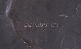 ca 1930 Kiss József (1875-1936): Dr. Beöthy Zsolt emlékének 1848-1922. Bronz fali plakett, dombormű,...