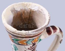 Bokály. Székelyföld, 20. sz. eleje, sérült, restaurált, m: 22,5 cm