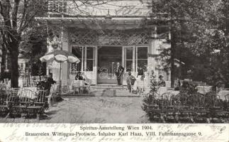 Vienna Spiritus and Automobile Exhibition 1904; the Czech Beer garden of Karl Haas