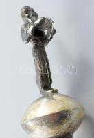 Tóramutató, Antik orosz ezüst. Moszkva, 1873. Viktor Savinkov. Jelzett 19 cm, 23 g